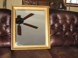 Large Oak Framed Mirror 24 1 2 X 28 1 2