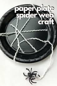 paper plate spiderwebs an easy fun