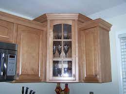 Kitchen Corner Cabinet With Glass Door