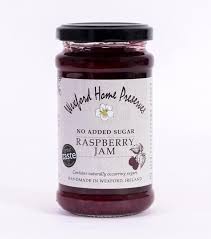 no added sugar raspberry jam 260g