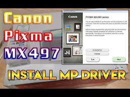 How to installations the canon pixma mx497 driver. Tutorial Install Mp Driver Printer Canon Pixma Mx497 Youtube