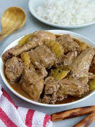 filipino en adobo with potatoes