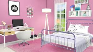 innocent sweet bedroom the sims