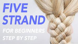 How to braid 4 strands youtube. How To 5 Strand Braid Full Talk Through Everydayhairinspiration Youtube