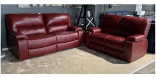 red leather sofas quality material