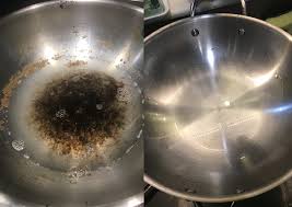 burnt stainless steel pan oopsie
