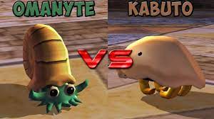 Pokemon battle revolution - Omanyte vs Kabuto - YouTube