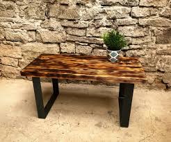 Coffee Table Rustic Side Table Made Of