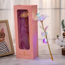 crystal rose pink box birthday gifts
