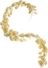 Inspired Fashion Finds Gold Wreath With Eucalyptus Leaves Backdrop  gambar png