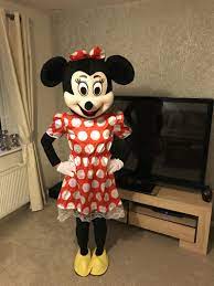 minnie mouse mascot costume bouncy