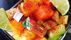 What fruits go well with Tajín?