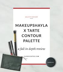makeupshayla x tarte contour palette