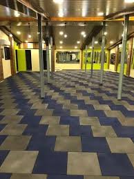 matte yellow gym rubber flooring at rs