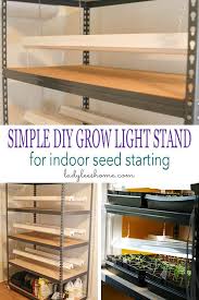 Read on to learn how you can build a diy grow light stand. Diy Grow Light Stand For Indoor Seed Starting Grow Light Stand Grow Lights Seed Starting