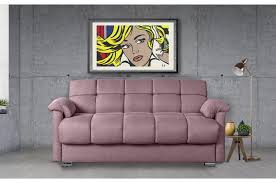 sofá cama caroli con portavaso color