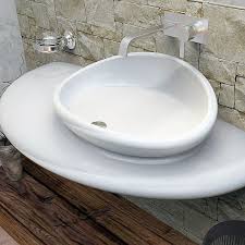 wall mounted sink stone modern italian