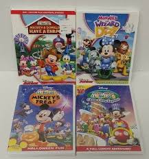 Lot Of 4 Mickey Mouse Clubhouse Dvd