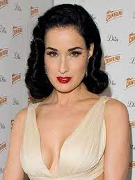 dita von teese shares her beauty and