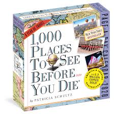 1 000 Places To See Before You Die Page A Day Calendar 2020