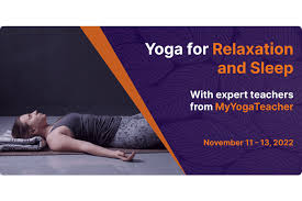 yoga for relaxation and sleep event
