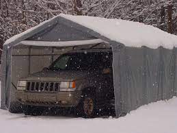 Quictent 10'x20′ heavy duty carport car canopy party tent boat shelter. Car Tent Garage Portable Garage Tent 10 X 20 Portable Garage Rhino