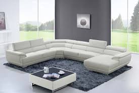 Think about it this way: 430 Off White Leather Sectional By Esf
