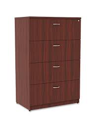Wood, engineered wood and metal are materials options available. Lorell Essentials 4 Drawer File Mahogany Office Depot