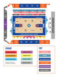 2018 19 seating map westchester knicks