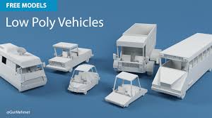 Free Cinema 4d Models Low Poly Vehicles Muse Creative