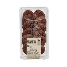 Coles Double Choc Chip Cookies gambar png
