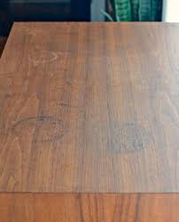 remove water stains from wood furniture