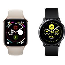 Samsung Galaxy Watch Active Vs Apple Watch Series 4 Rival