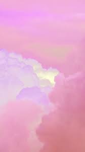 wallpaper bj19 cloud sky pink art