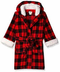Details About Petit Lem Kids Unisex Hooded Robe Red Size 10