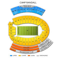 Camp Randall Stadium 2019 Seating Chart