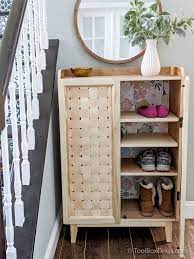 how to make a modern shoe cabinet