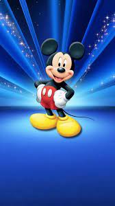 cute mickey mouse blue