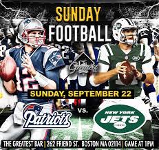 Patriots vs. Jets @ The Greatest Bar ...