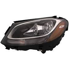 headlight halogen left driver capa