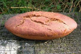 no knead spelt bread with cocoa and