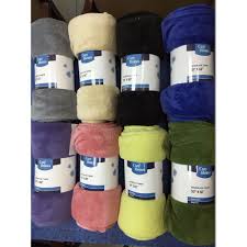 solid color fleece blankets