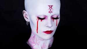 demon priestess halloween makeup