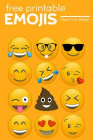 With new pictures and new design! Emoji Faces Printable Free Emoji Printables Paper Trail Design