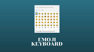 how to open emoji keyboard on windows
