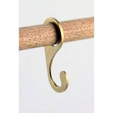 forge round clothes rail hook