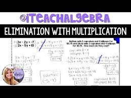 Algebra 1 Solving Systems Of Equation