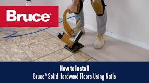 install bruce solid hardwood floors