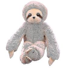 hanging sloth stuffed with baby