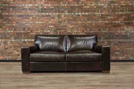 maxell condo deep seat leather sofa